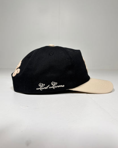 Black and Cream Cap