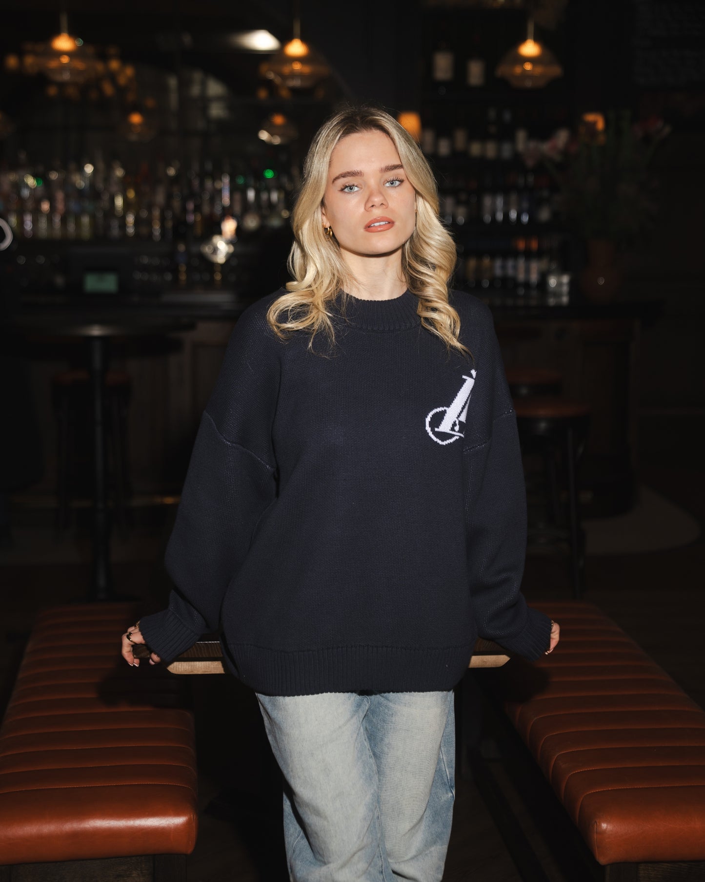 The Navy Knit.