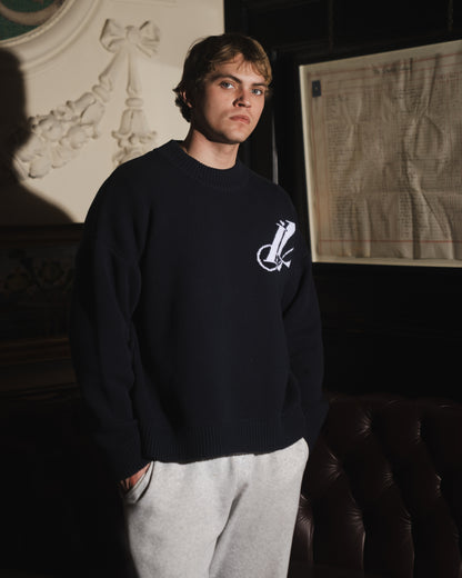 The Navy Knit.