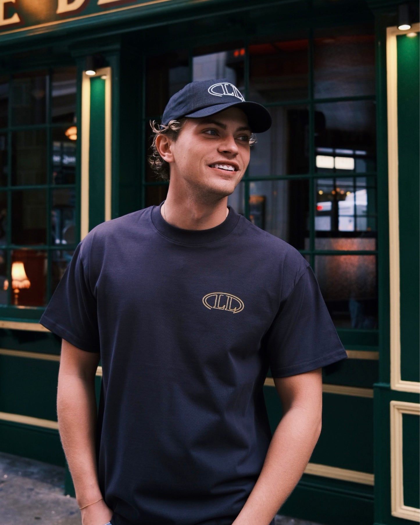 Signature Graphic T-shirt Dark Navy