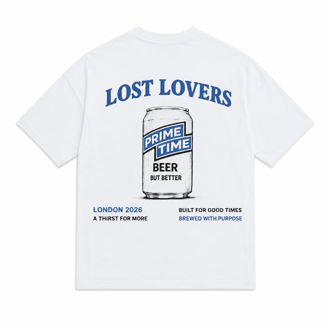 Primetime Tee White
