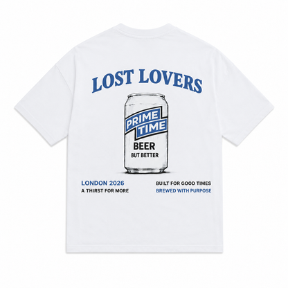 Primetime Tee White