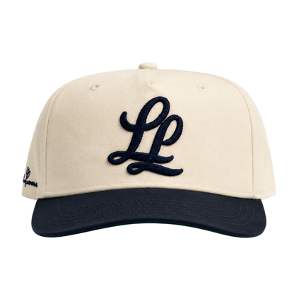 Cream and Navy Cap