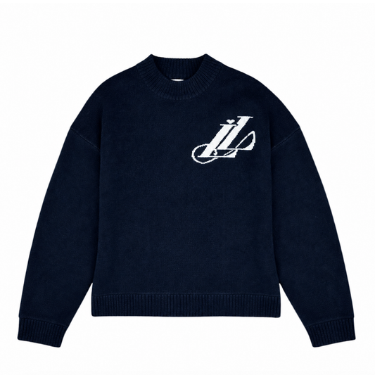 The Navy Knit.